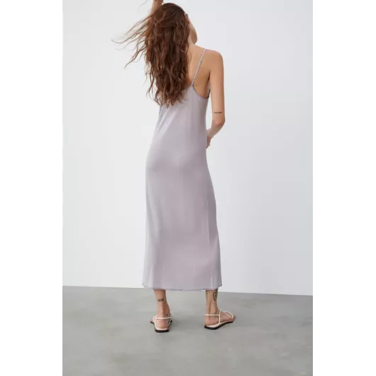 Платье ZARA, Цвет: Серый, Размер: L, изображение 4