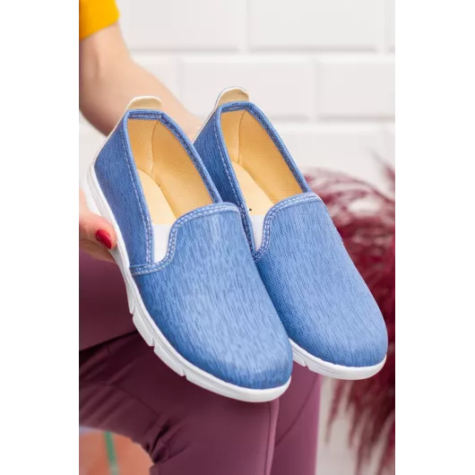 Обувь  MorHanem, Цвет: Голубой, Размер: 37, изображение 3