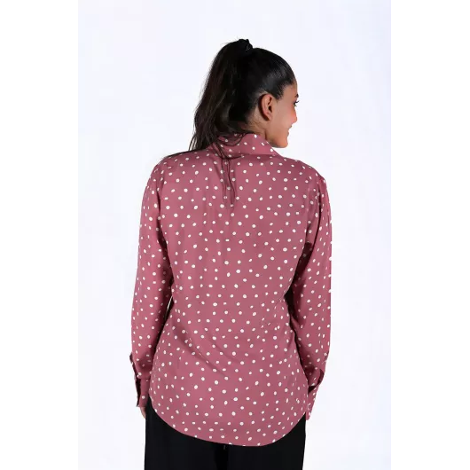 Рубашка (M) MAKENTMODA, Цвет: Розовый, Размер: M, изображение 3