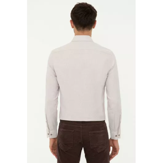 Рубашка Pierre Cardin, Цвет: Бежевый, Размер: M, изображение 3