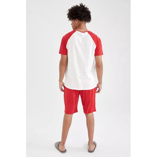 Пижамный комплект DeFacto, Цвет: Красный, Размер: S, изображение 4