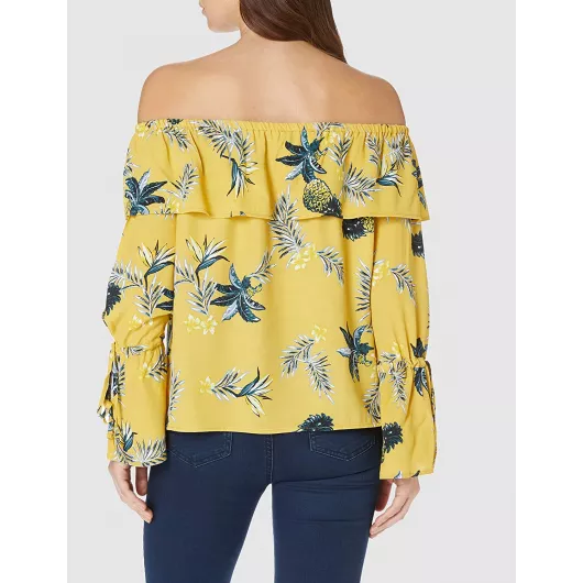 Блузка Koton, Цвет: Желтый, Размер: 34, изображение 4