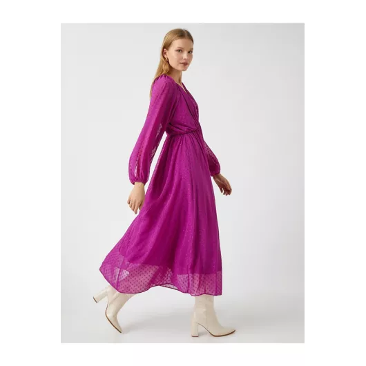 Платье Koton, Цвет: Сиреневый, Размер: 36