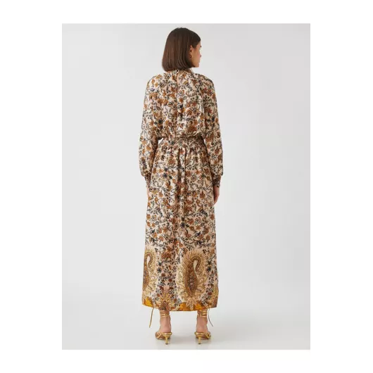 Платье Koton, Цвет: Бежевый, Размер: 42, изображение 4