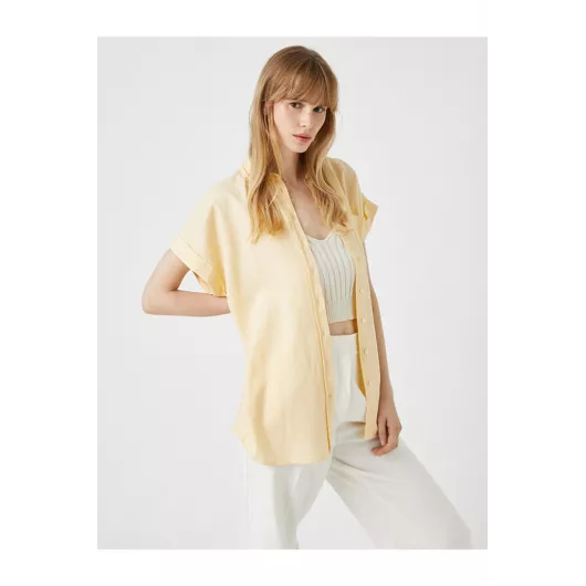 Рубашка Koton, Цвет: Желтый, Размер: 42, изображение 2