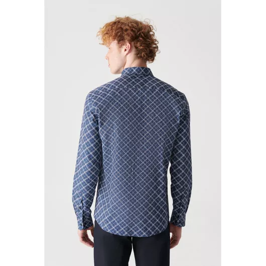 Рубашка AVVA, Цвет: Синий, Размер: 2XL, изображение 4