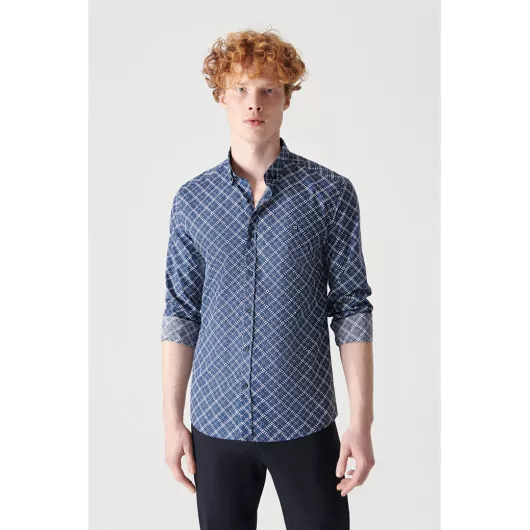 Рубашка AVVA, Цвет: Синий, Размер: 2XL, изображение 3
