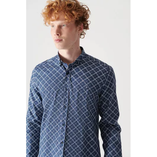 Рубашка AVVA, Цвет: Синий, Размер: 2XL, изображение 2