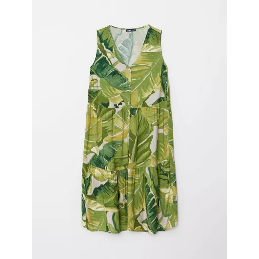 Платье LC Waikiki, Цвет: Зеленый, Размер: 44, изображение 5
