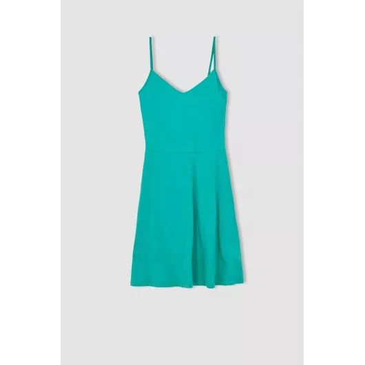 Платье DeFacto, Цвет: Бирюзовый, Размер: M, изображение 4
