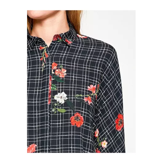 Рубашка Koton, Цвет: Черный, Размер: 36, изображение 5