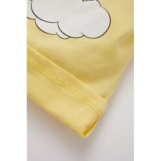 Пижамный комплект DeFacto, Цвет: Желтый, Размер: 3-4 года, изображение 4