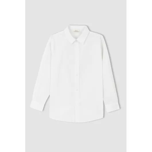 Рубашка DeFacto, Цвет: Белый, Размер: 9-10 лет
