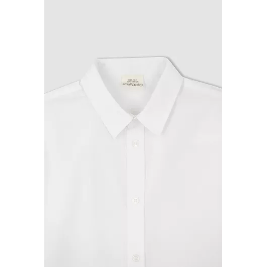 Рубашка DeFacto, Цвет: Белый, Размер: 9-10 лет, изображение 2