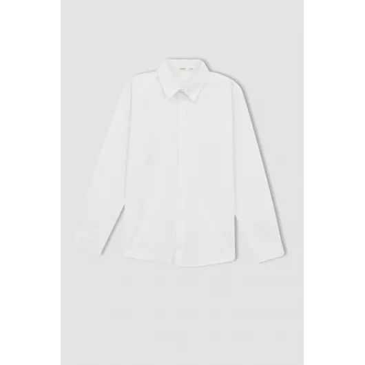 Рубашка DeFacto, Цвет: Белый, Размер: 9-10 лет, изображение 6