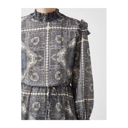 Платье Koton, Цвет: Серый, Размер: 36, изображение 5