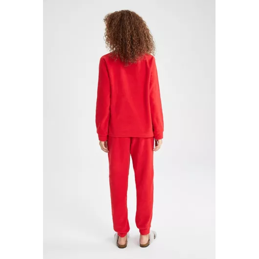 Пижамный комплект DeFacto, Цвет: Красный, Размер: XL, изображение 4