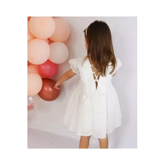 Платье Mininaf, Цвет: Белый, Размер: 1-2 года