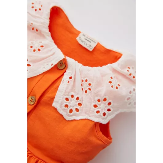 Платье DeFacto, Цвет: Оранжевый, Размер: 6-9 мес., изображение 2