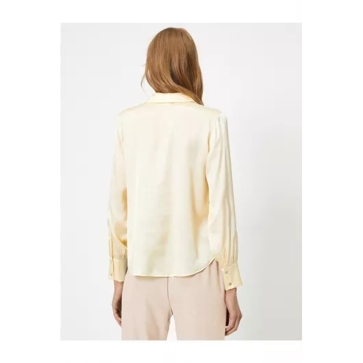 Рубашка Koton, Цвет: Желтый, Размер: 40, изображение 4