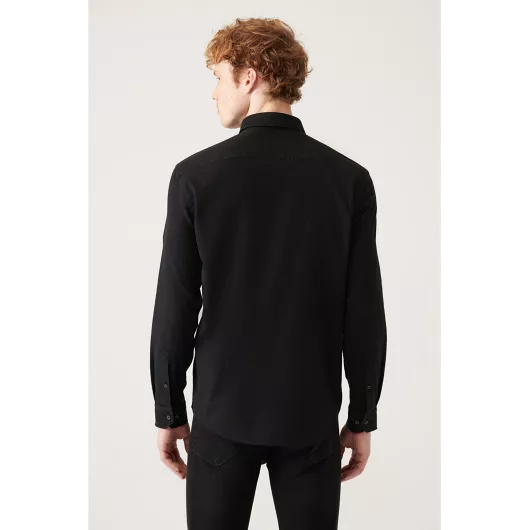Shirt AVVA, Color: Черный, Size: XL, 4 image
