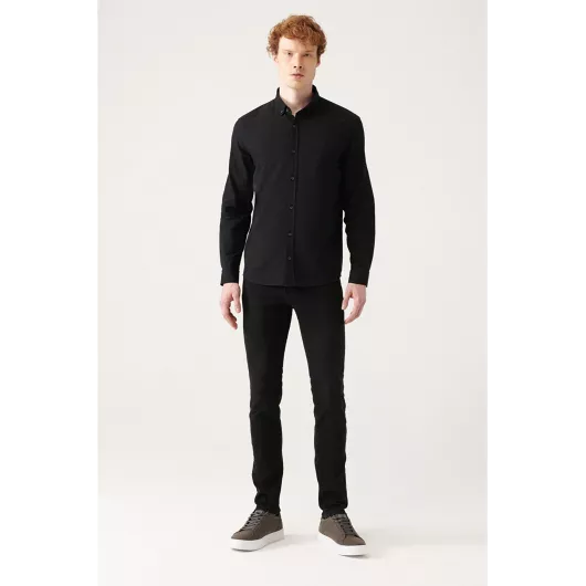 Shirt AVVA, Color: Черный, Size: XL, 5 image