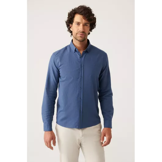 Рубашка AVVA, Цвет: Синий, Размер: 3XL