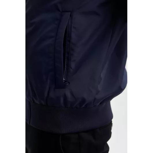 Куртка-бомбер DeFacto, Цвет: Синий, Размер: XL, изображение 4