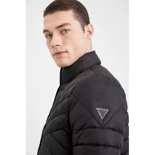 Куртка-бомбер DeFacto, Цвет: Черный, Размер: XL, изображение 5