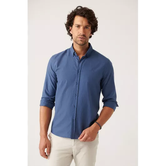 Рубашка AVVA, Цвет: Синий, Размер: 3XL, изображение 3