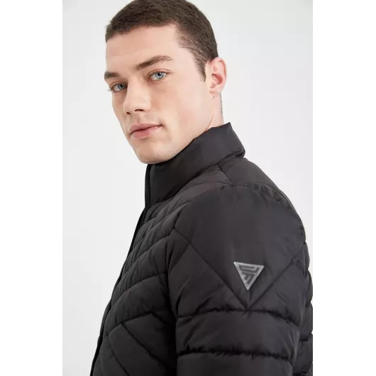 Куртка-бомбер DeFacto, Цвет: Черный, Размер: 2XL, изображение 5