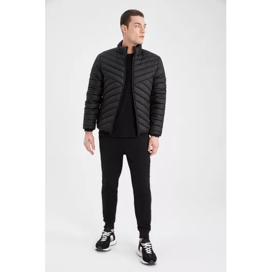 Куртка-бомбер DeFacto, Цвет: Черный, Размер: XL, изображение 2