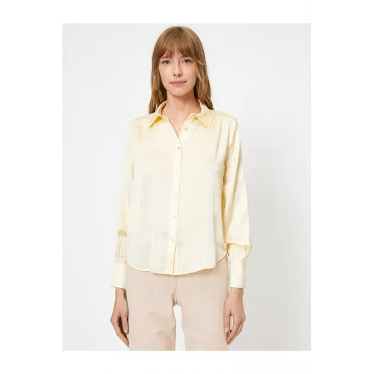 Рубашка Koton, Цвет: Желтый, Размер: 38, изображение 3