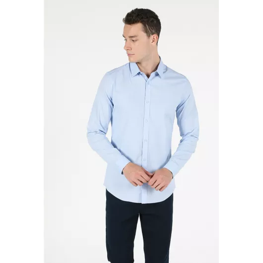Рубашка Colin's, Цвет: Голубой, Размер: S