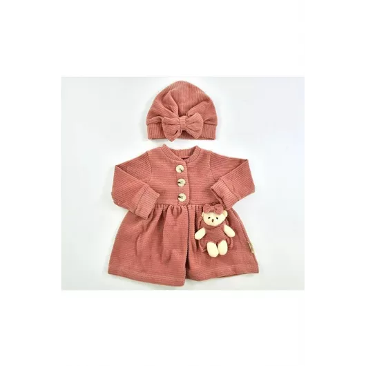 Платье popshops baby, Цвет: Розовый, Размер: 9-12 мес.