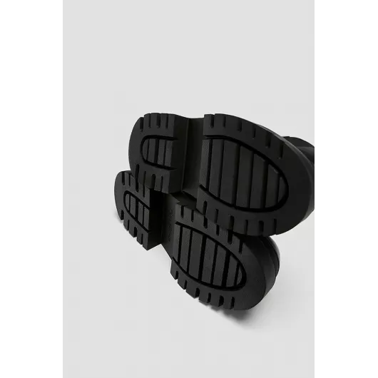 Ботинки Pull & Bear, Цвет: Черный, Размер: 40, изображение 6