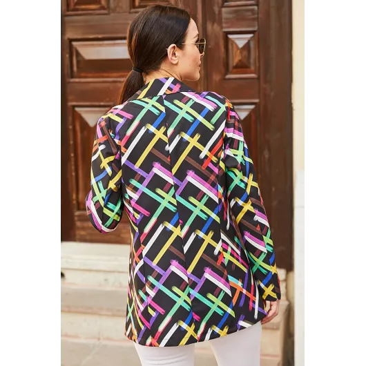 Женский пиджак с подкладкой Armonika, Цвет: Разноцветный, Размер: L, изображение 4
