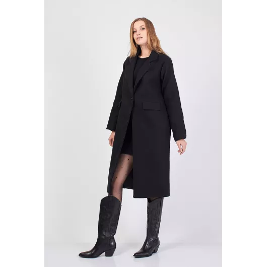 Пальто SevdeUgur, Цвет: Черный, Размер: M, изображение 4