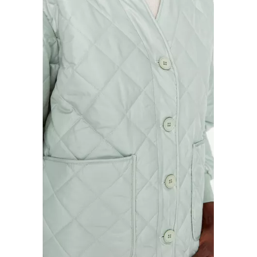 Куртка TRENDYOLMILLA, Цвет: Зеленый, Размер: L, изображение 4