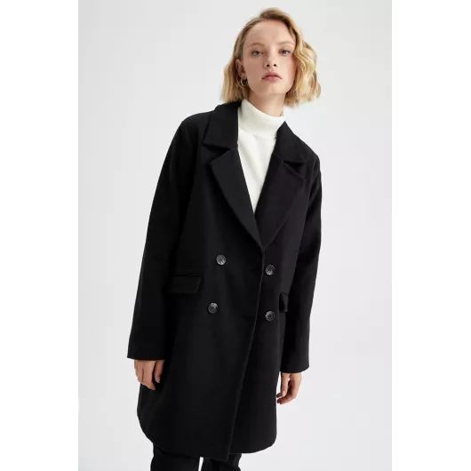 Пальто DeFacto, Цвет: Черный, Размер: M, изображение 6