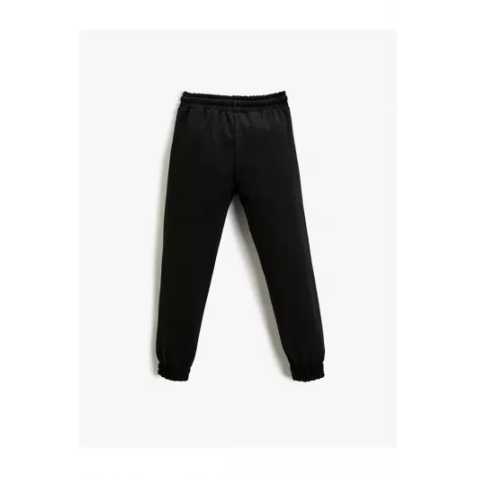 Спортивные штаны Koton, Цвет: Черный, Размер: 5-6 лет, изображение 2