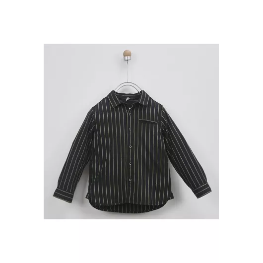 Рубашка PANÇO, Цвет: Черный, Размер: 10-11 лет