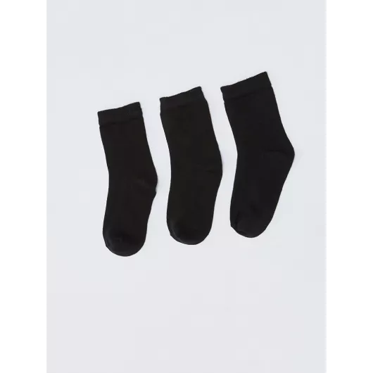 Носки 3 пары LC Waikiki, Цвет: Черный, Размер: 30-33, изображение 2