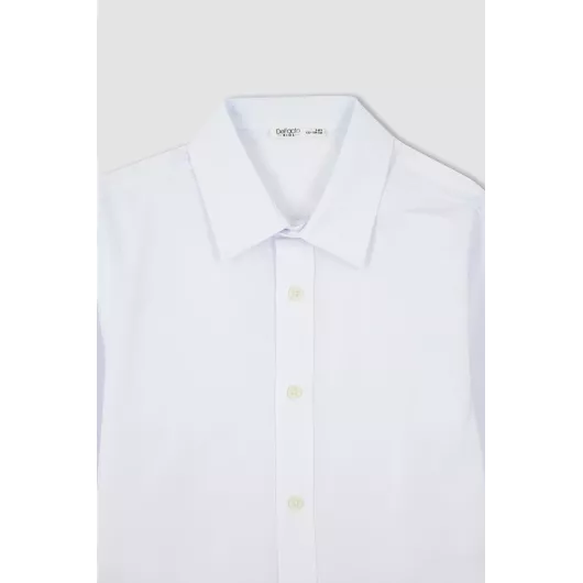 Рубашка DeFacto, Цвет: Белый, Размер: 8-9 лет, изображение 5