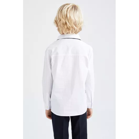 Рубашка DeFacto, Цвет: Белый, Размер: 11-12 лет, изображение 3