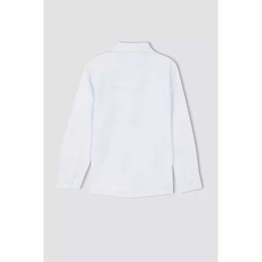 Рубашка DeFacto, Цвет: Белый, Размер: 8-9 лет, изображение 6