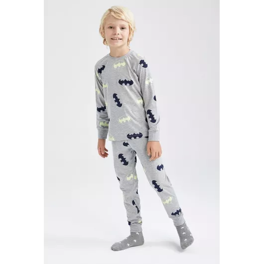 Пижамный комплект DeFacto, Цвет: Серый, Размер: 11-12 лет