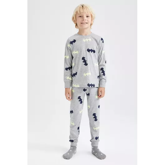 Пижамный комплект DeFacto, Цвет: Серый, Размер: 11-12 лет, изображение 2