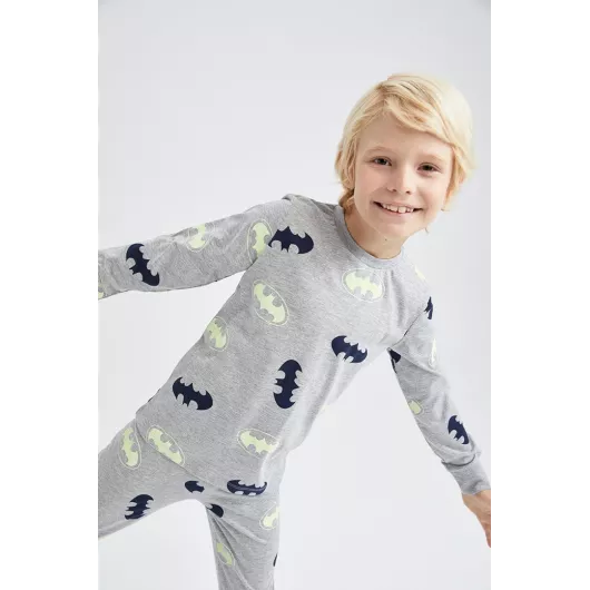 Пижамный комплект DeFacto, Цвет: Серый, Размер: 11-12 лет, изображение 4