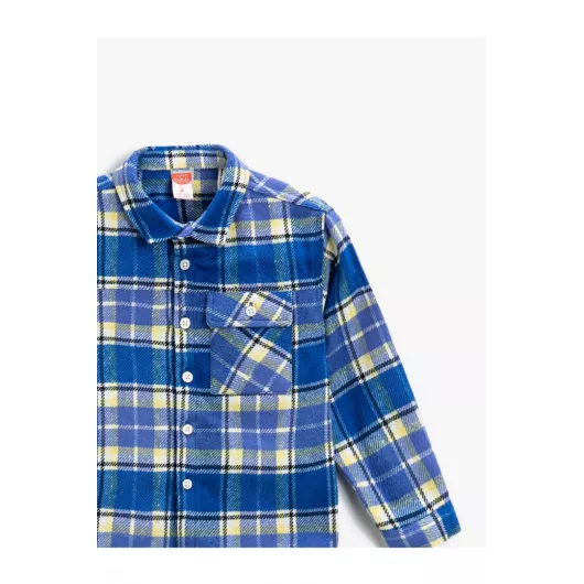Рубашка Koton, Цвет: Синий, Размер: 12-18 мес., изображение 3